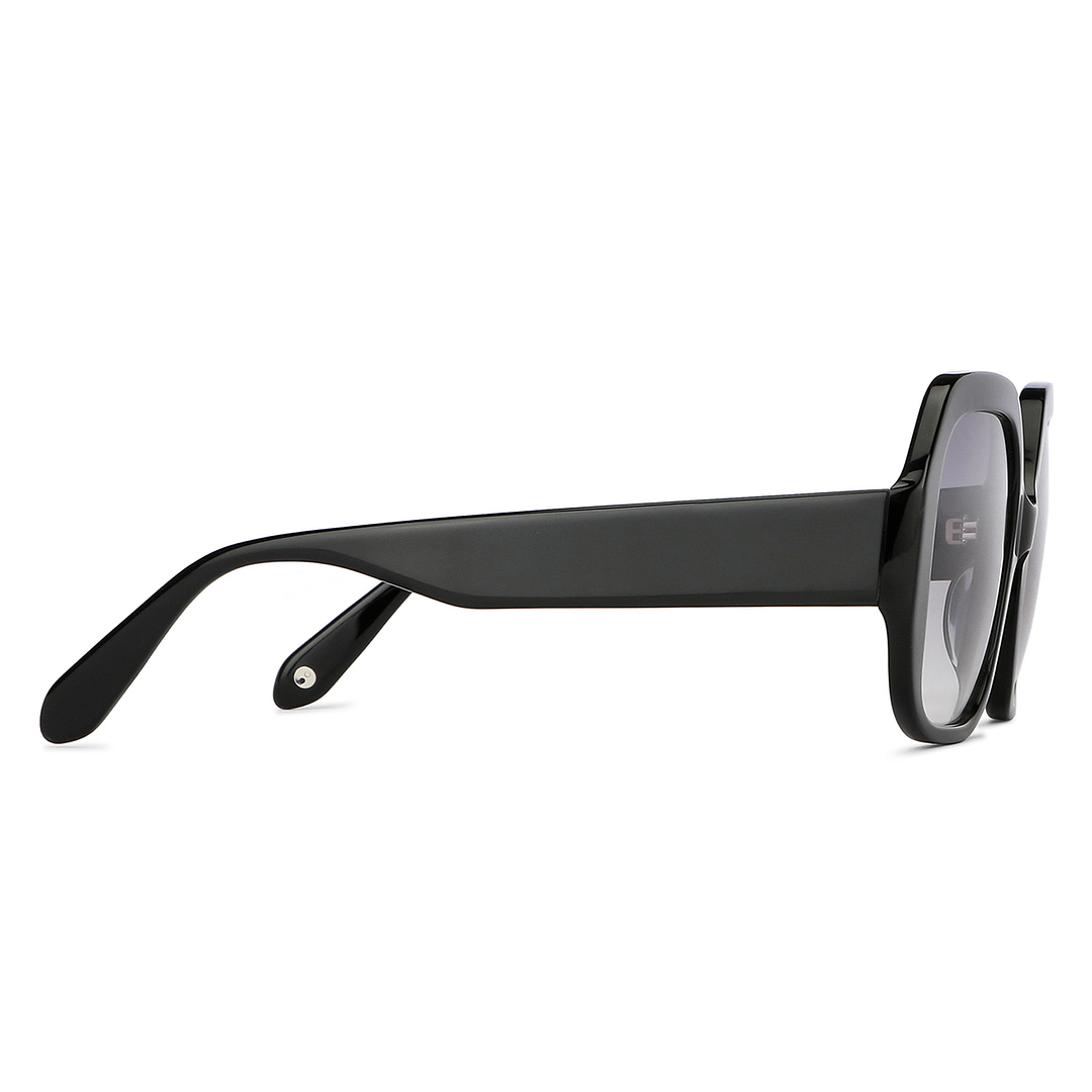 John Jacobs Online Black Full Rim Square left side