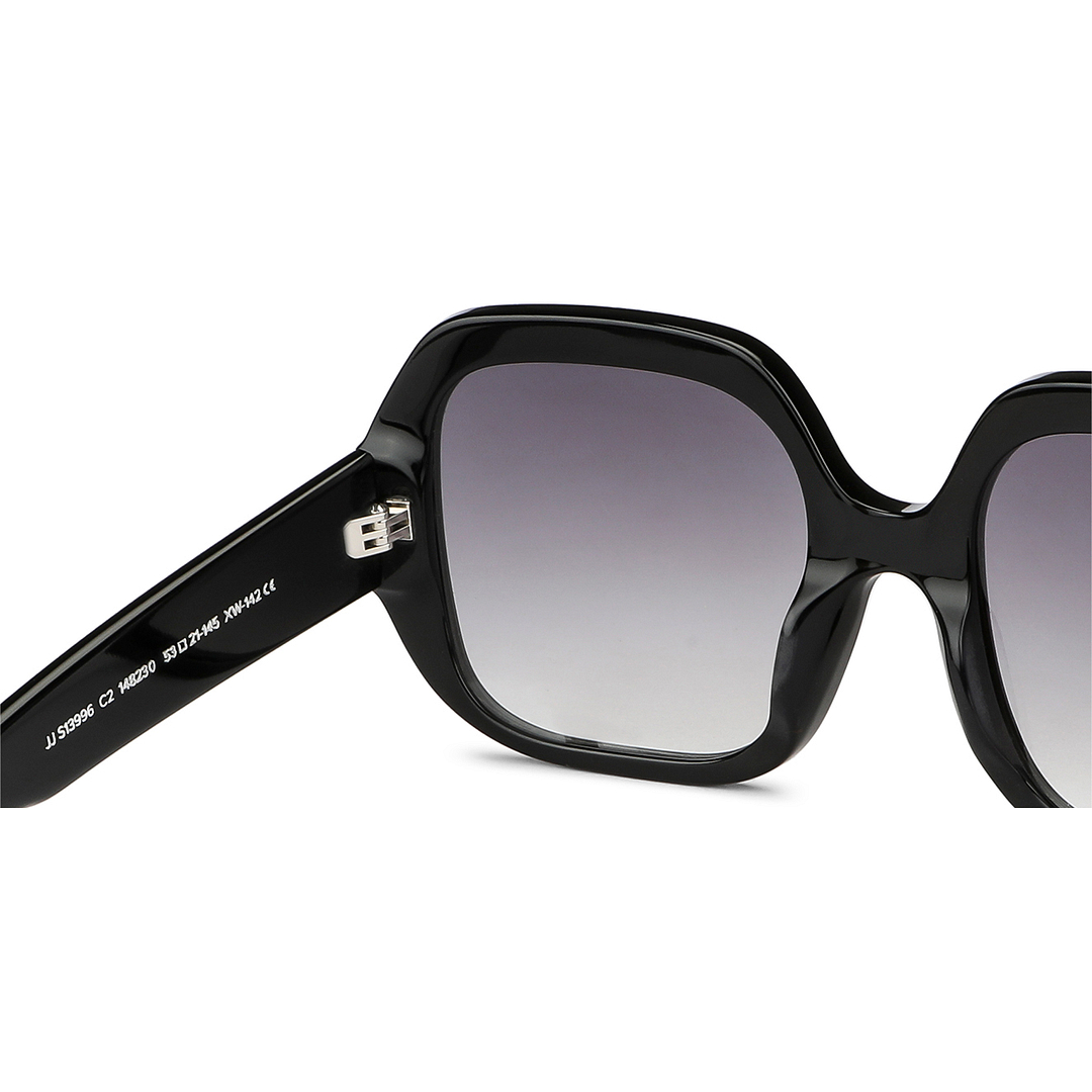 John Jacobs Online Black Full Rim Square right side