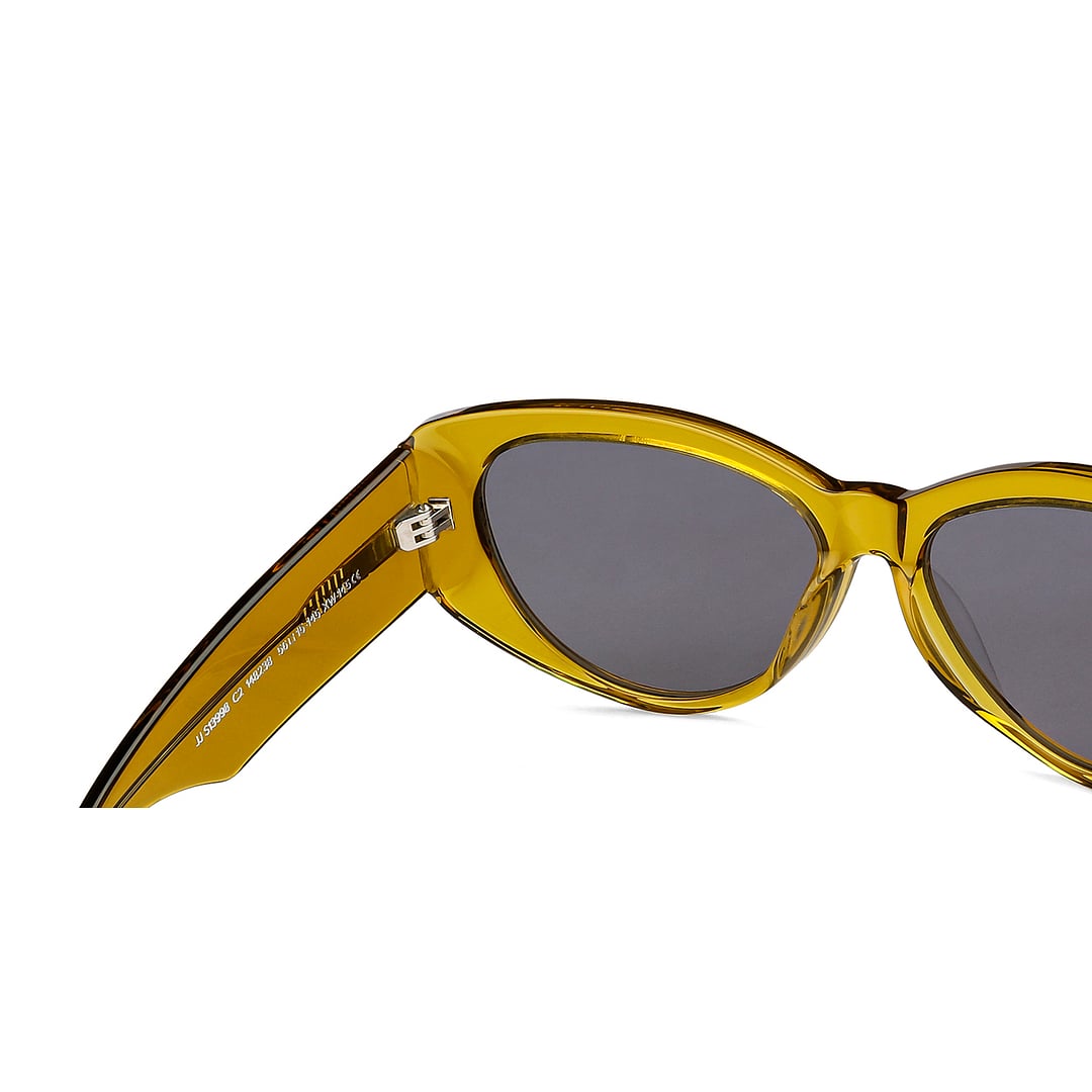 John Jacobs Online Light Brown Full Rim Cat Eye right side