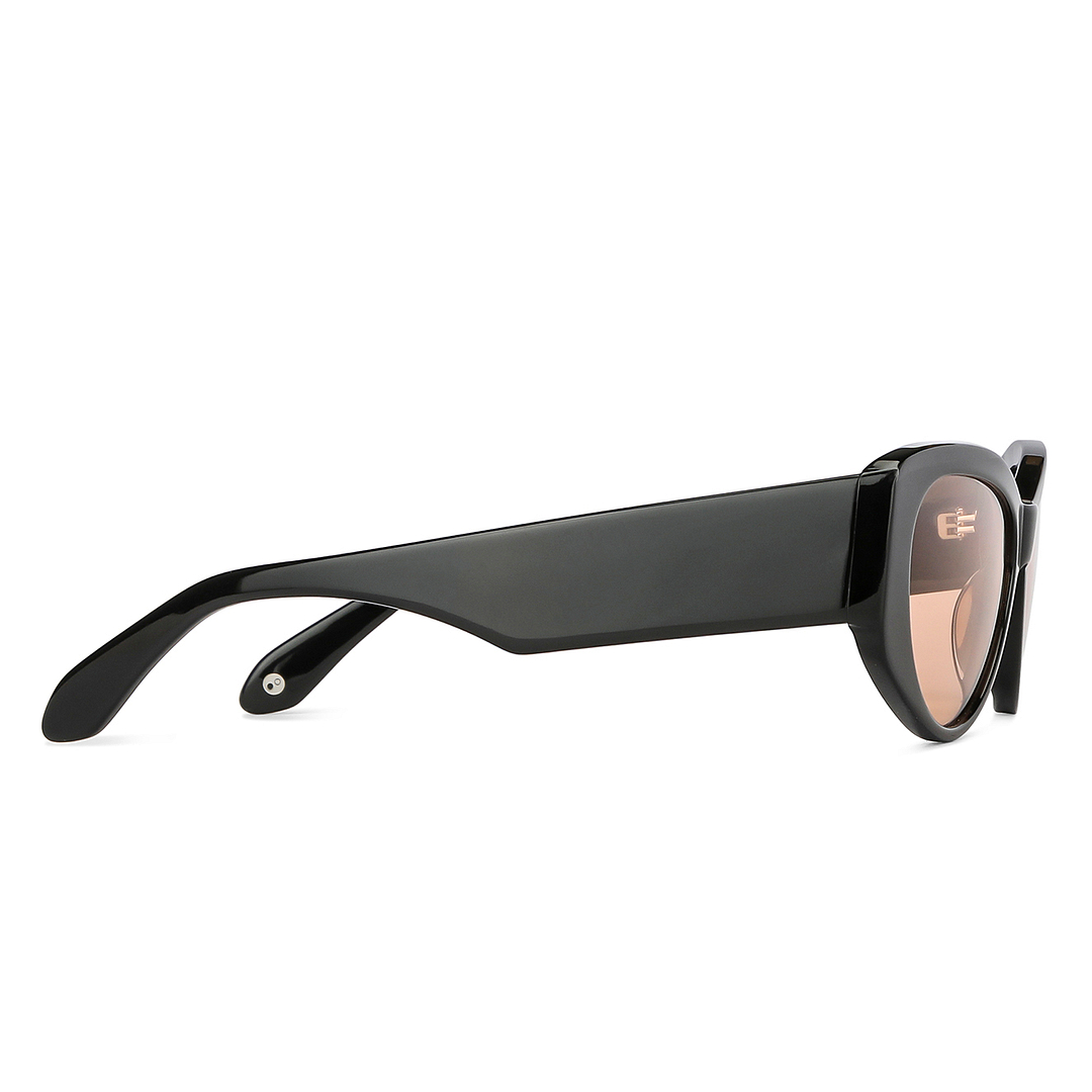 John Jacobs Online Black Full Rim Cat Eye left side