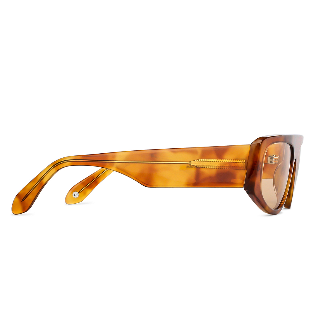 John Jacobs Online Light Brown Full Rim Rectangle left side