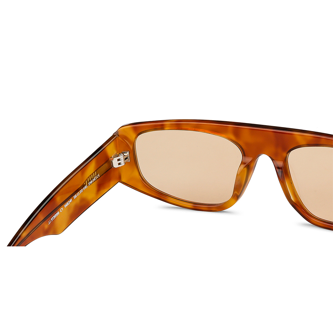 John Jacobs Online Light Brown Full Rim Rectangle right side