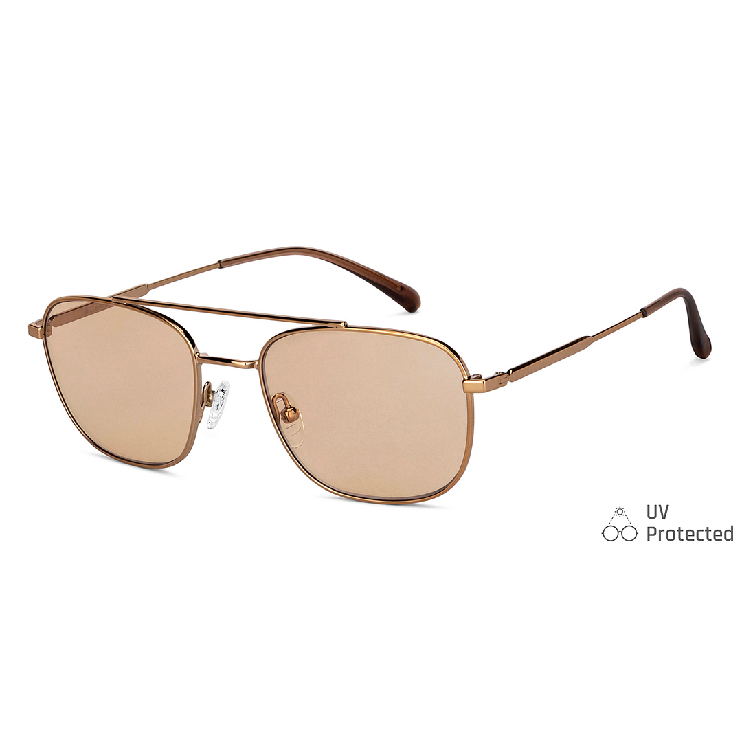 John Jacobs Online Gold Full Rim Square right side