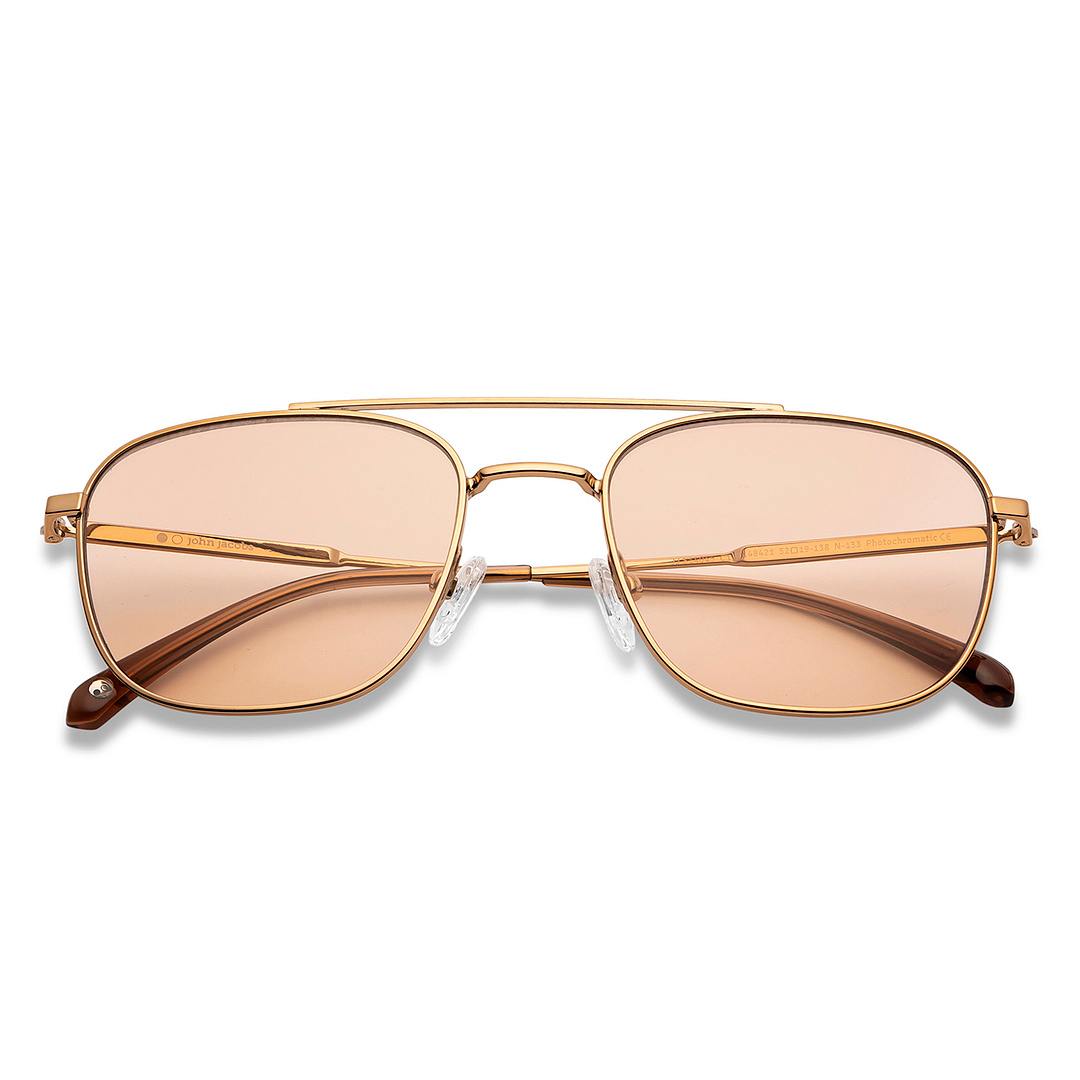 John Jacobs Online Gold Full Rim Square left side