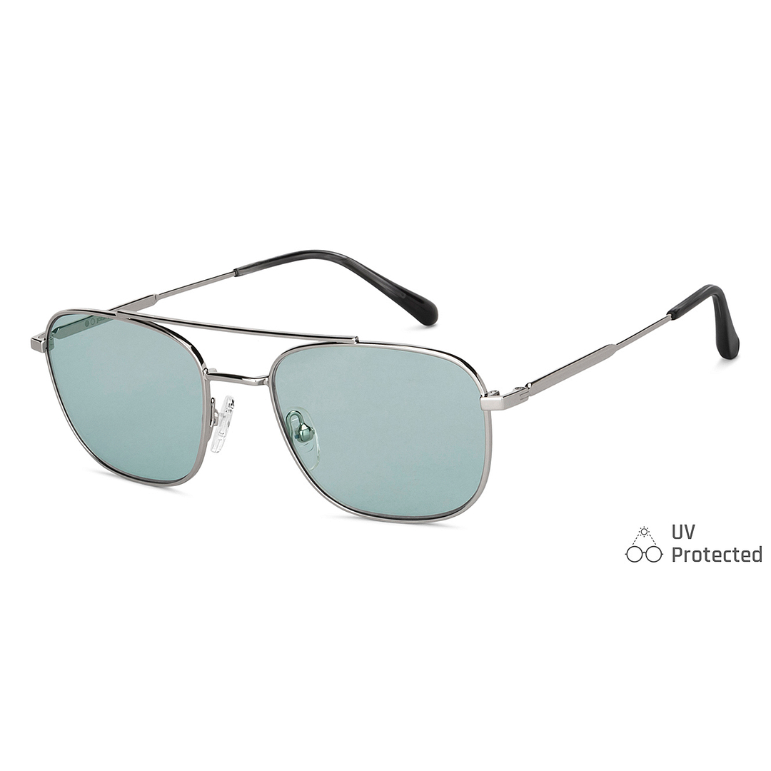 John Jacobs Silver Full Rim Aviator right side