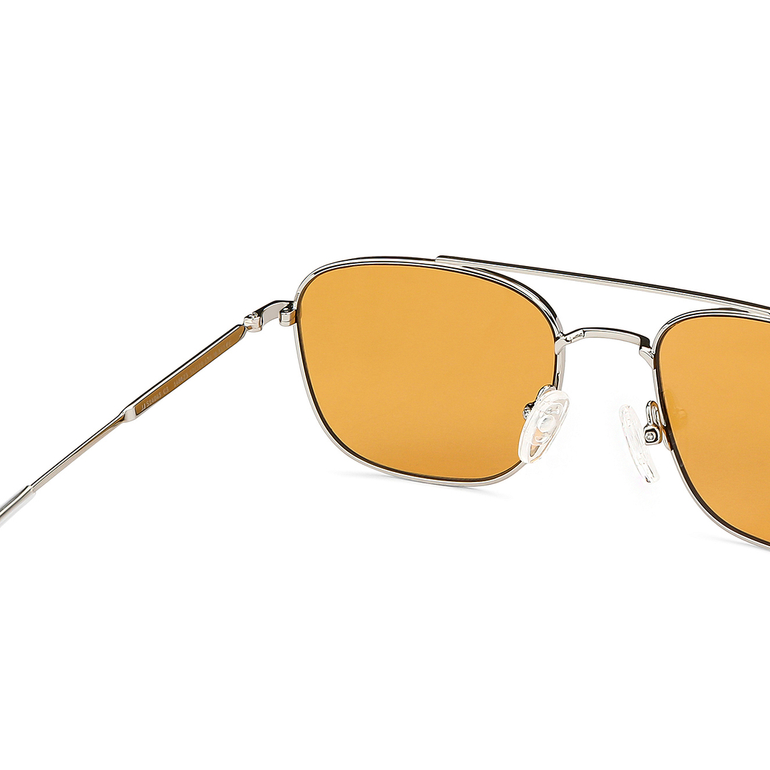 John Jacobs Online Silver Full Rim Square right side