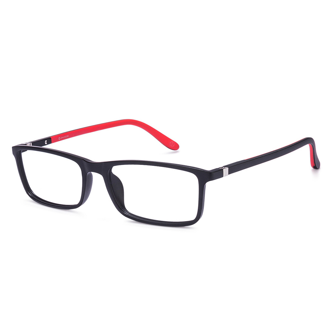 Lenskart Lenskart TOI Special: Matte Black Full Rim Rectangle Lenskart TOI Special TR Flex JJ 2237-C2 left side