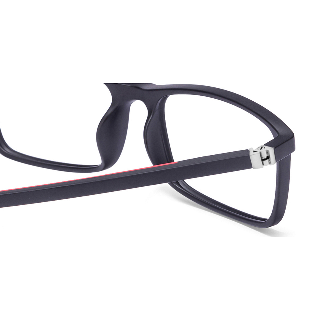 Lenskart Lenskart TOI Special: Matte Black Full Rim Rectangle Lenskart TOI Special TR Flex JJ 2237-C2 right side