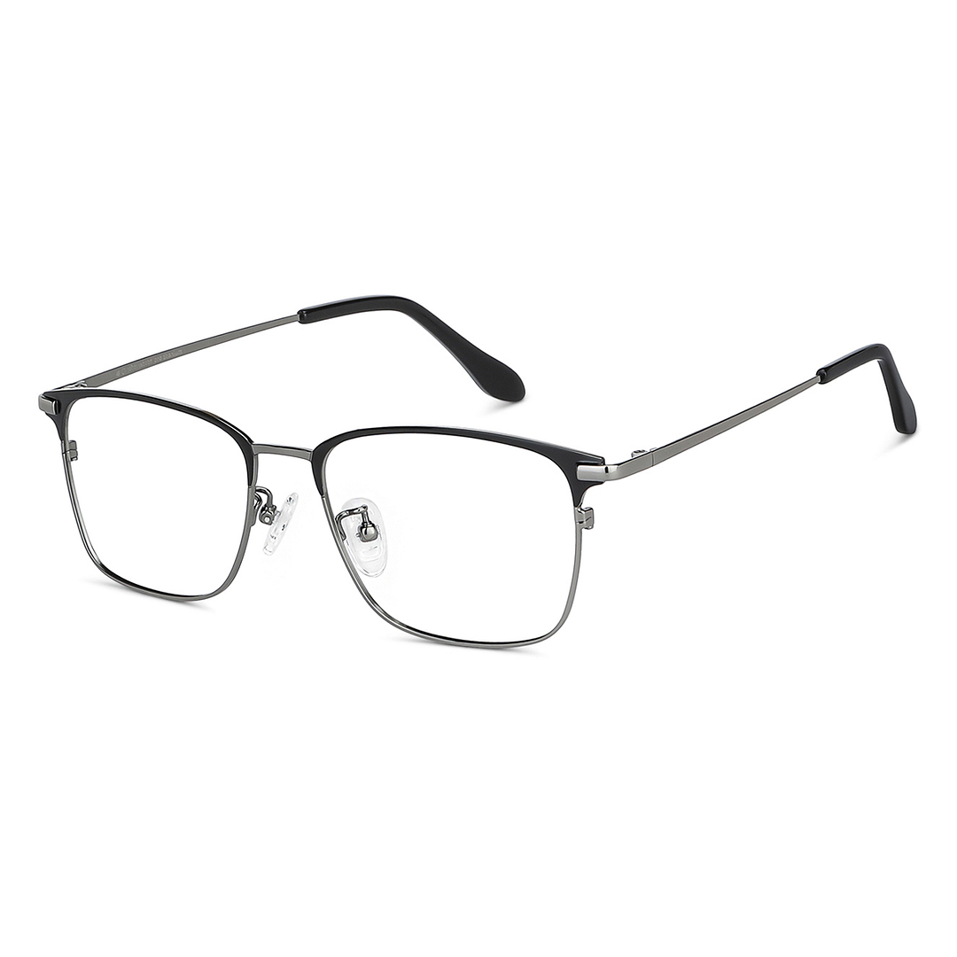 John Jacobs Black Full Rim Square left side