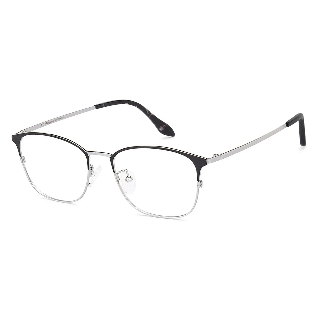 John Jacobs Silver Full Rim Square right side