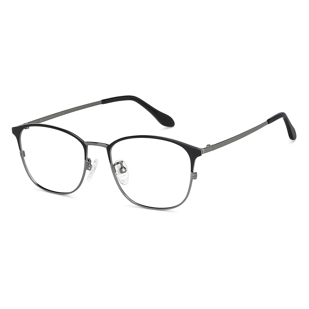 John Jacobs Dark Gunmetal Full Rim Square right side