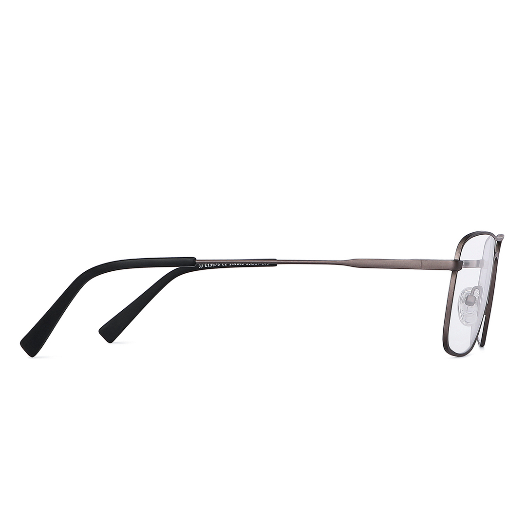 John Jacobs Mid Gunmetal Full Rim Square left side