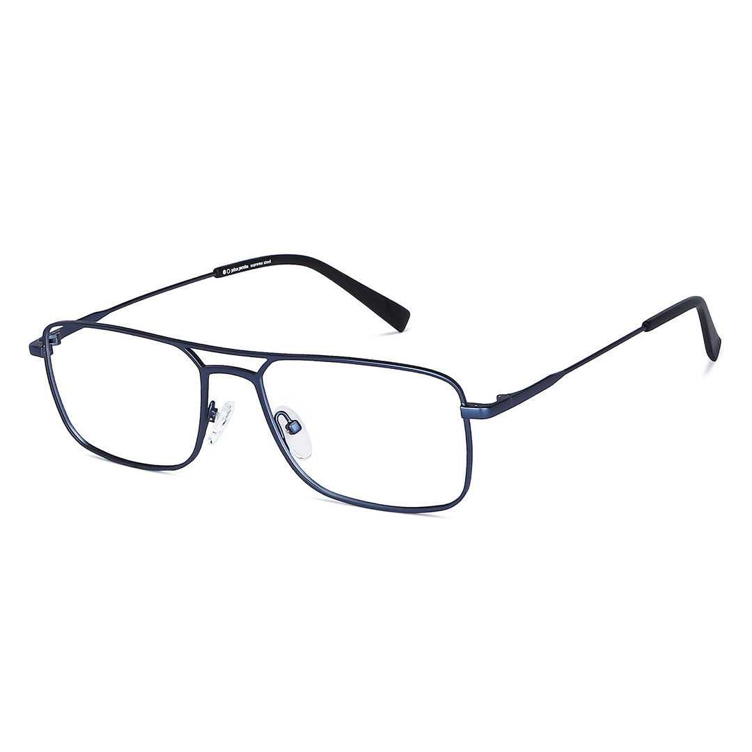 John Jacobs Online Sky Blue Full Rim Square right side