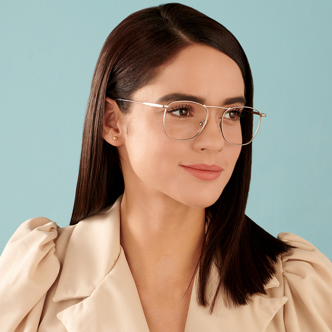 John Jacobs Online Mid Gunmetal Full Rim Square left side