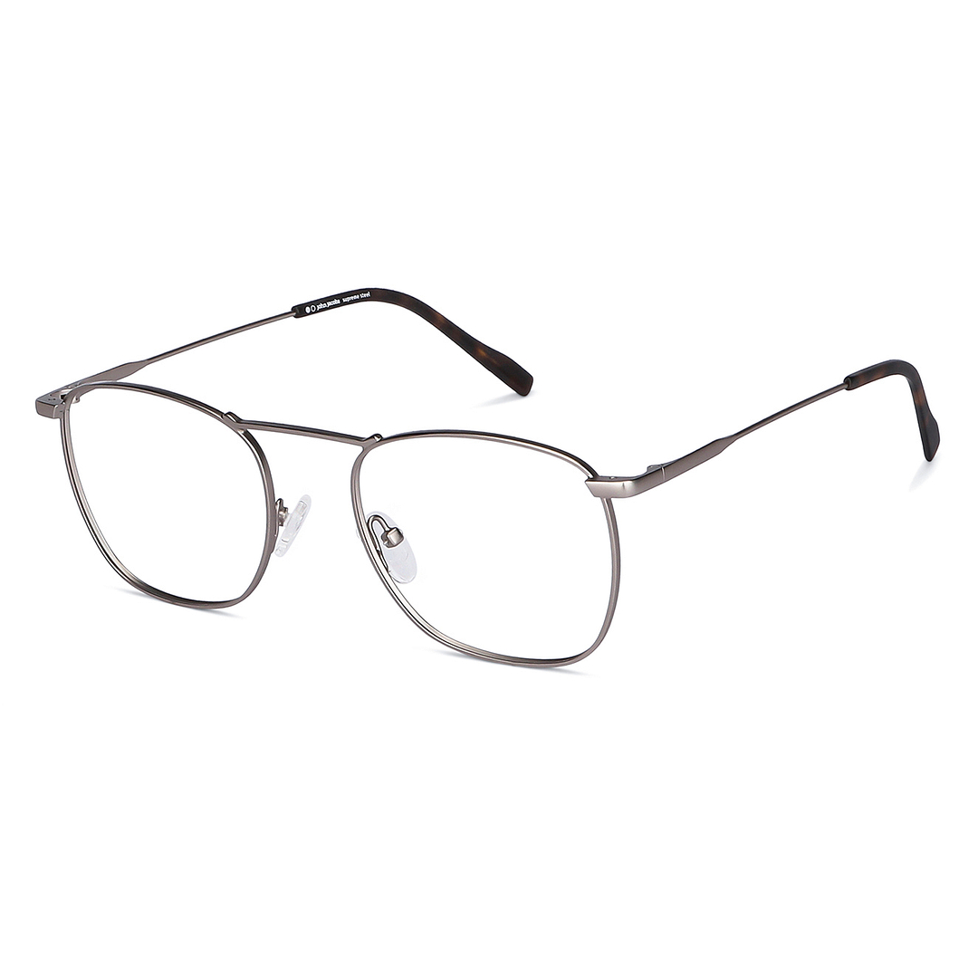 John Jacobs Online Mid Gunmetal Full Rim Square right side