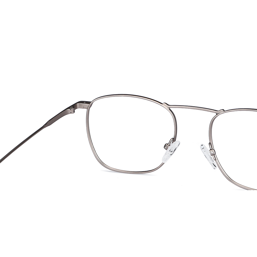 John Jacobs Online Mid Gunmetal Full Rim Square right side