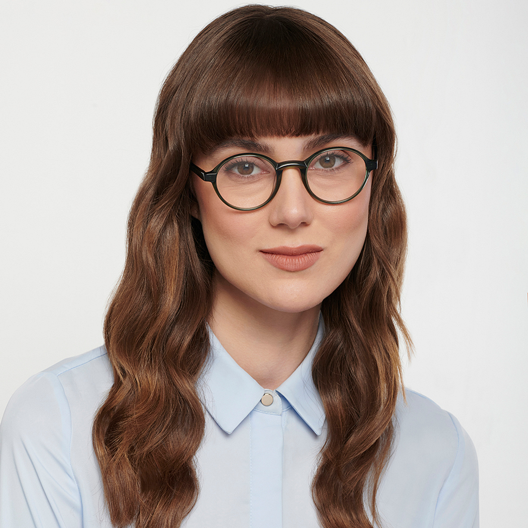 John Jacobs Online Green Full Rim Round right side