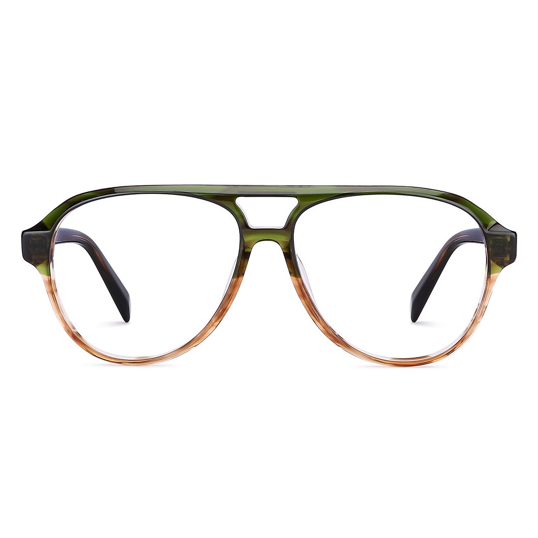 John Jacobs Online Light Green Full Rim Aviator right side