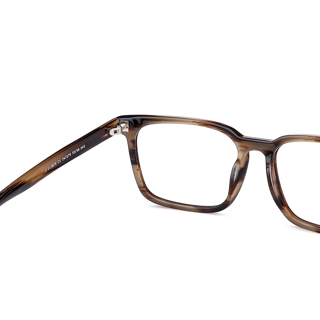 John Jacobs Online Light Brown Full Rim Square right side