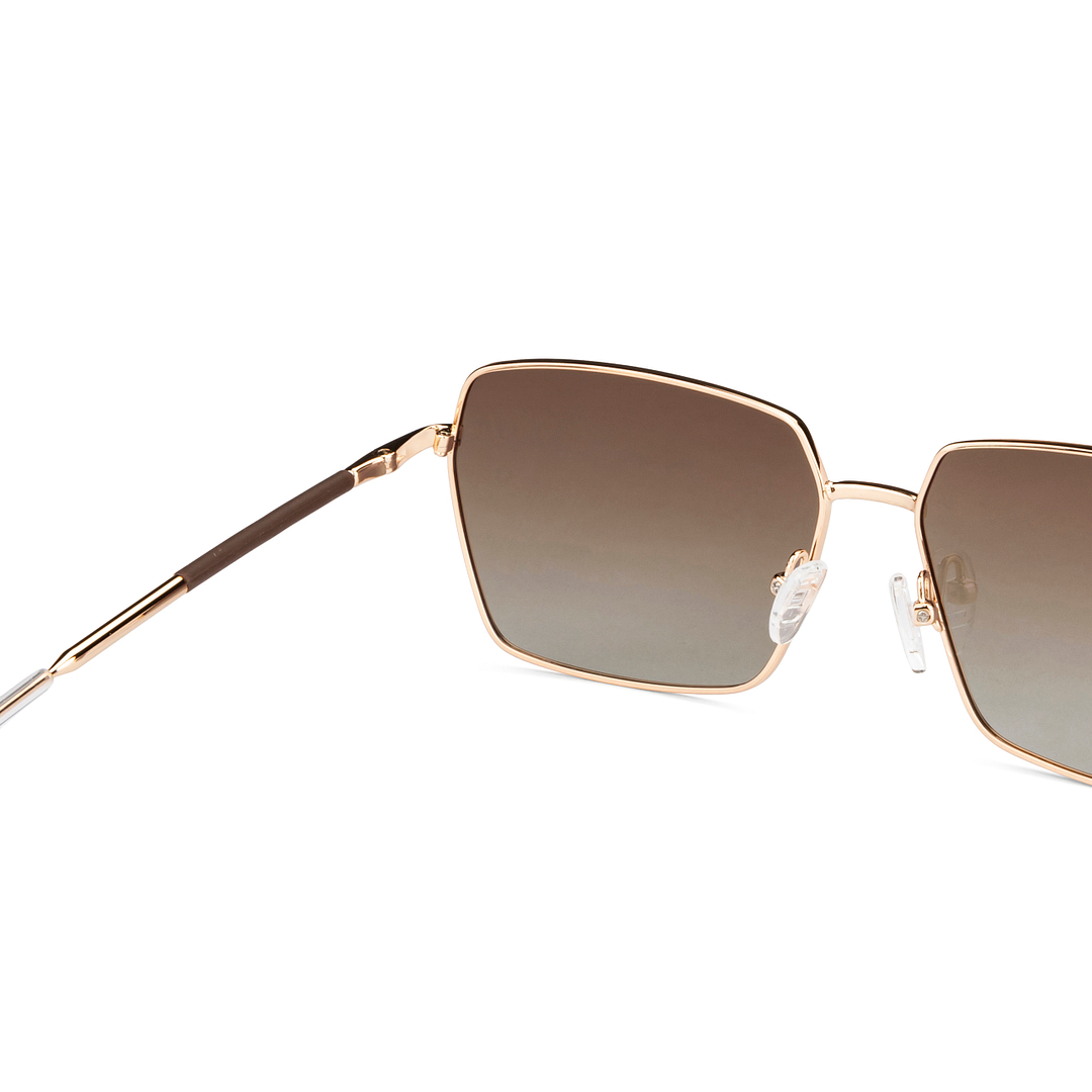 John Jacobs Online Gold Full Rim Hexagonal right side