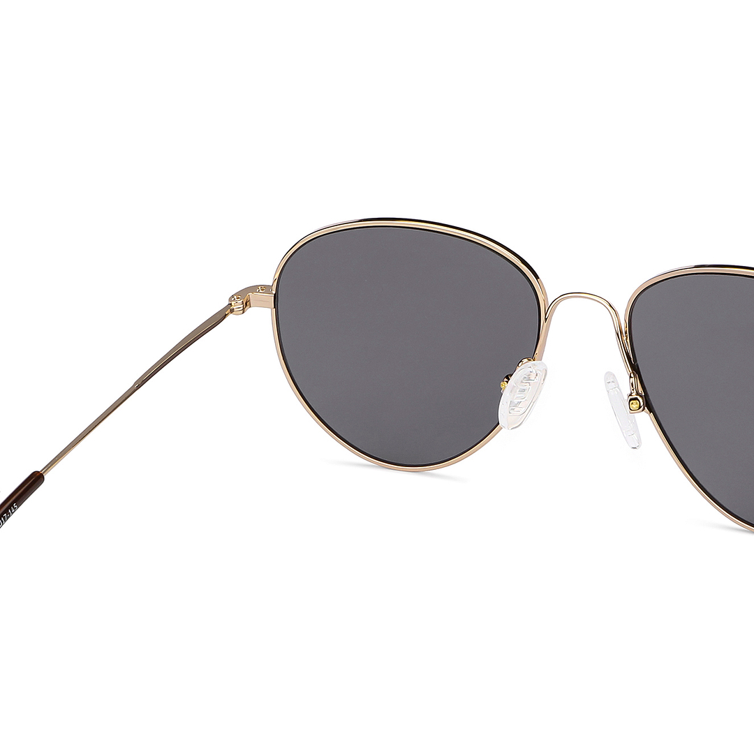 John Jacobs Gold Full Rim Round right side