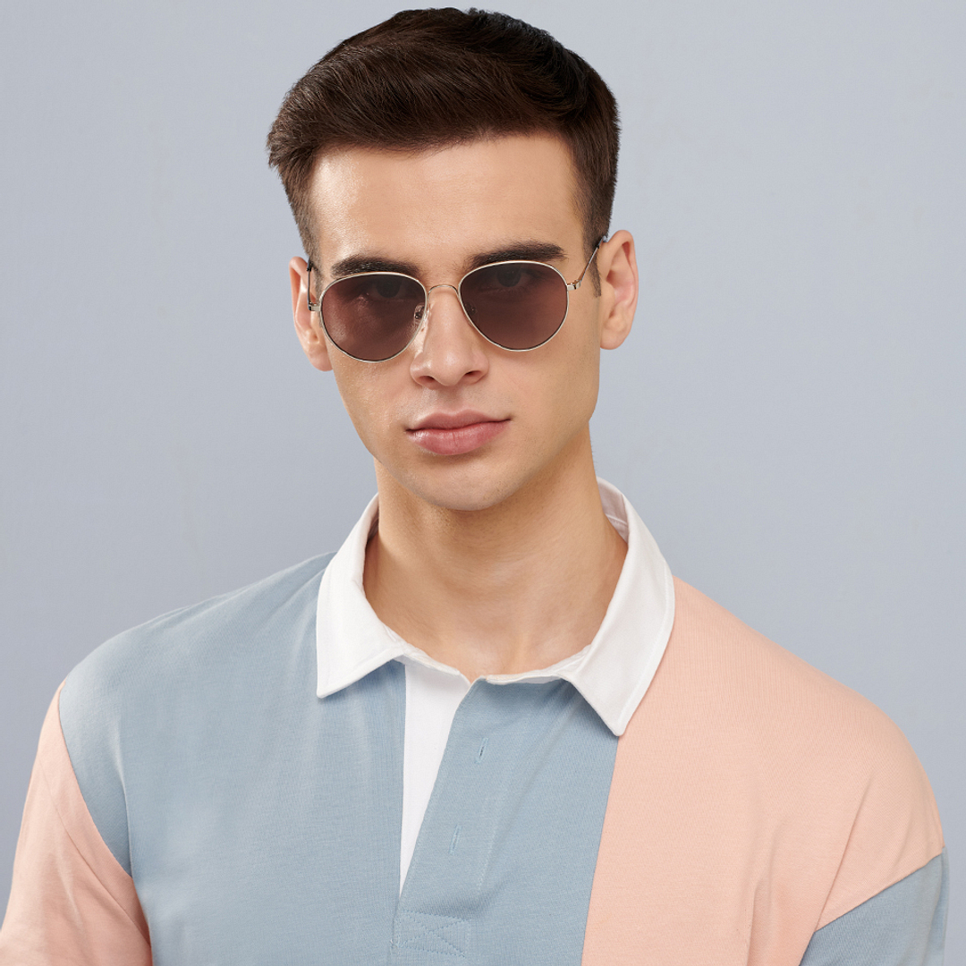 John Jacobs Silver Full Rim Round left side