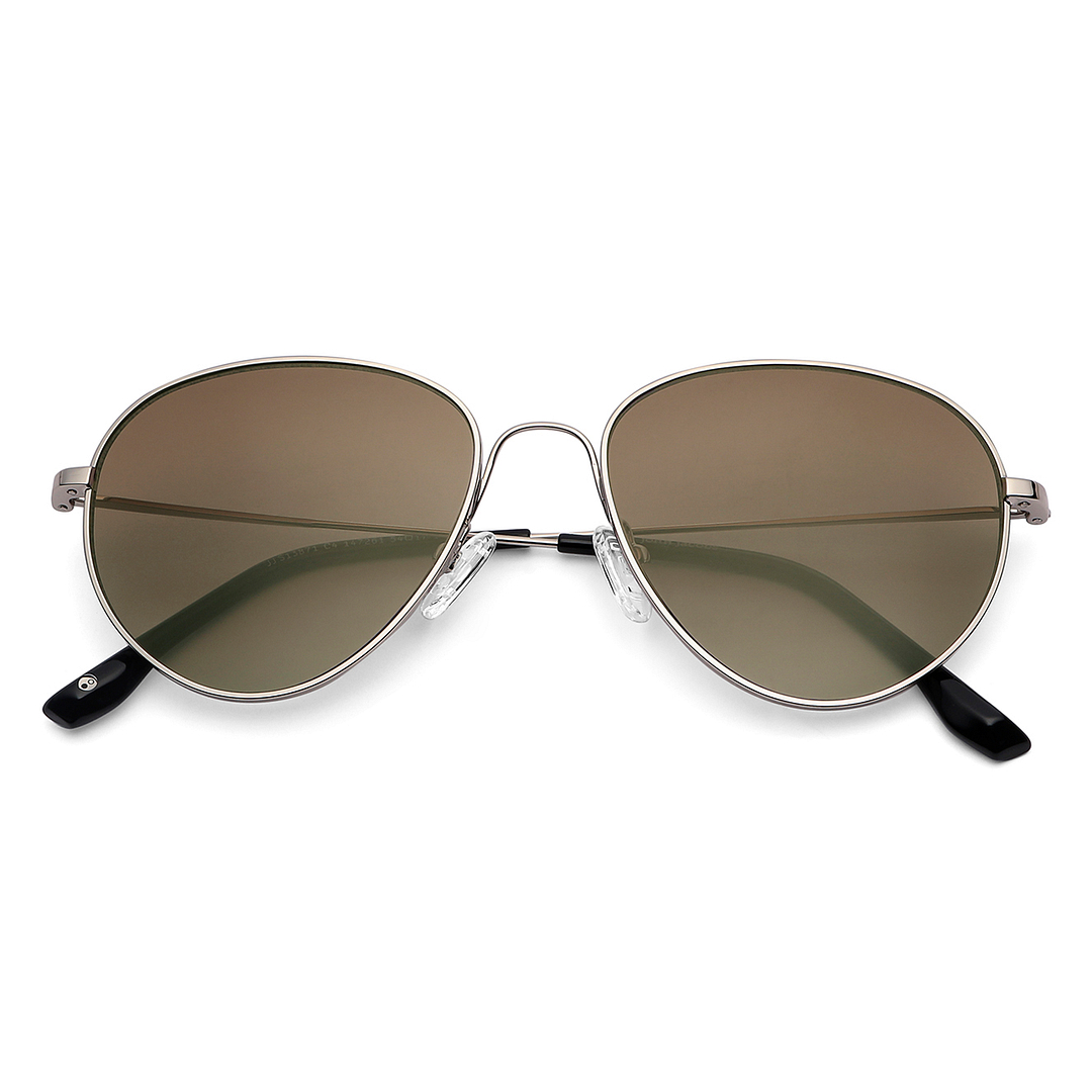 John Jacobs Silver Full Rim Round left side