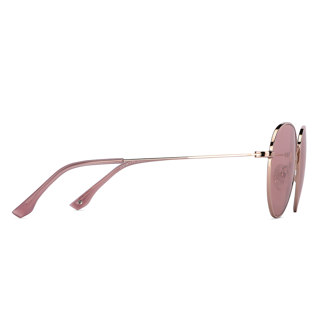 John Jacobs Online Rose Gold Full Rim Round left side