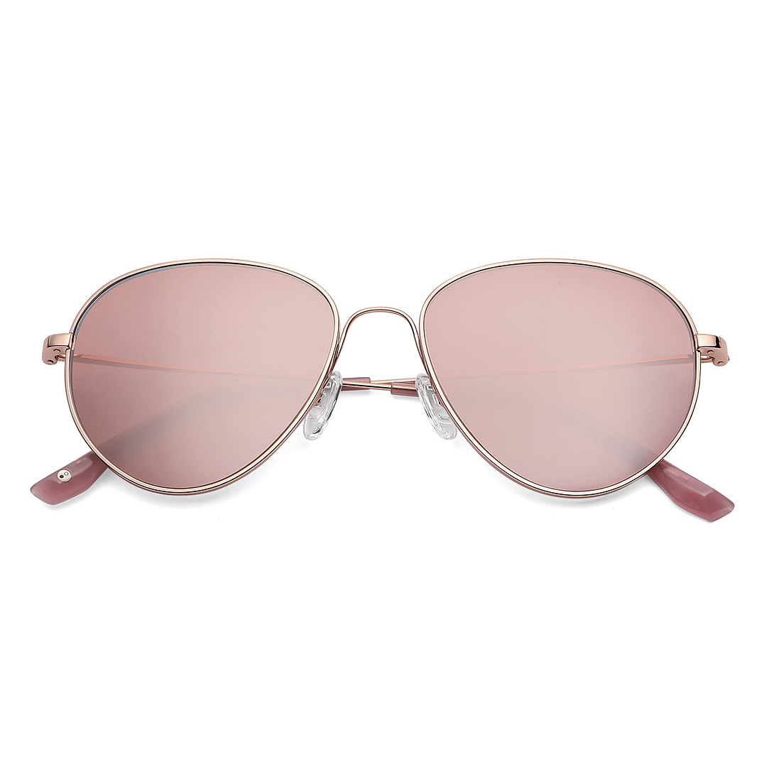 John Jacobs Online Rose Gold Full Rim Round left side