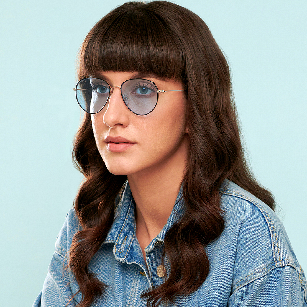 John Jacobs Silver Full Rim Round left side