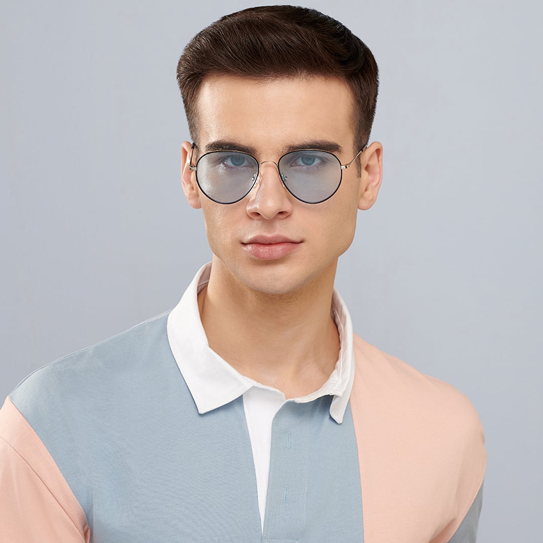 John Jacobs Silver Full Rim Round left side
