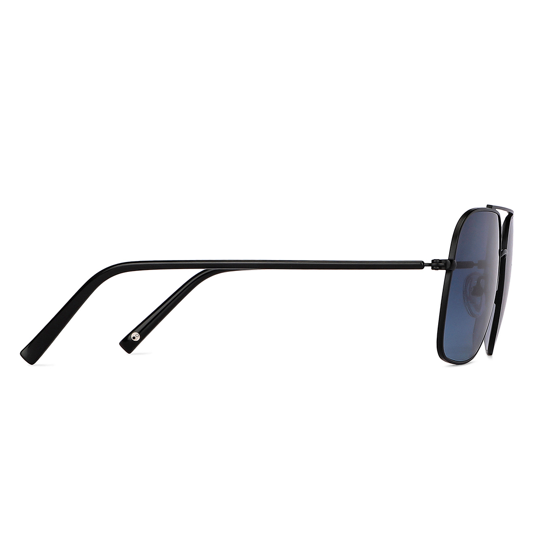 John Jacobs Black Full Rim Square left side