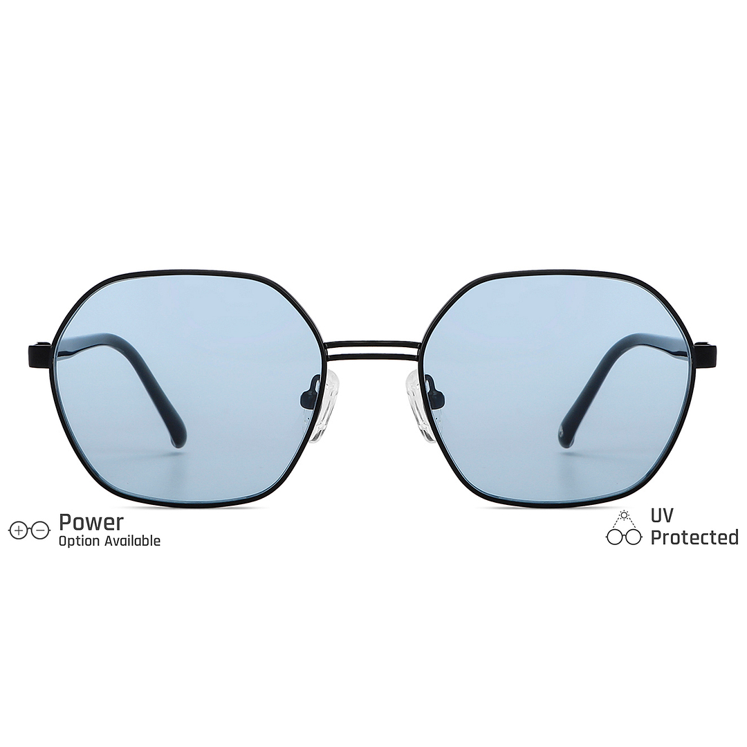 John Jacobs Online Black Full Rim Geometric right side