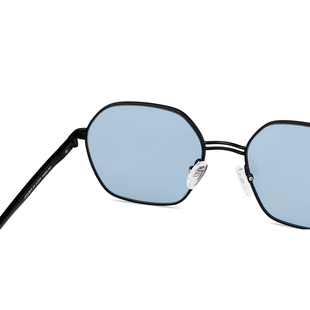 John Jacobs Online Black Full Rim Geometric right side