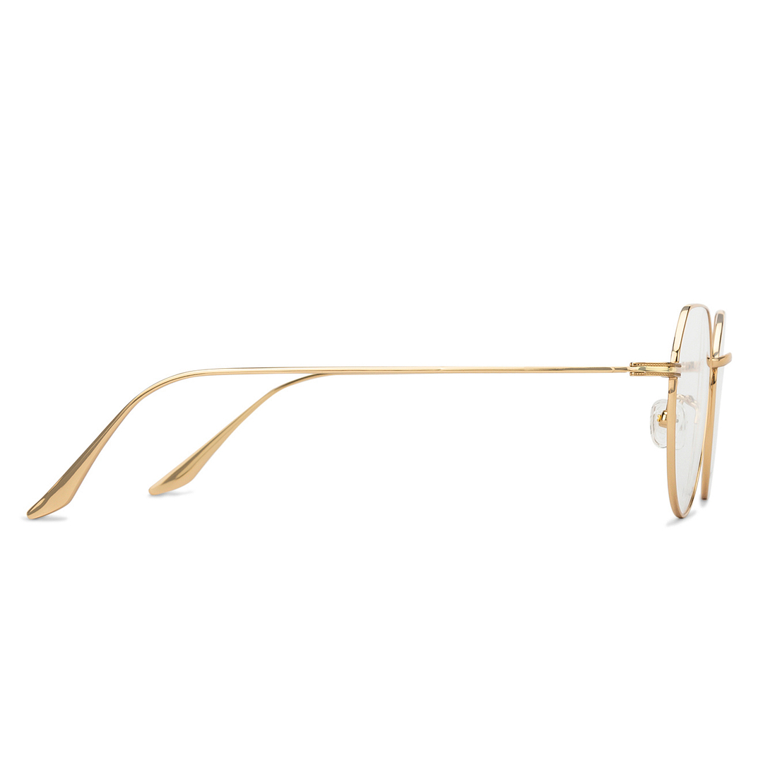 John Jacobs Online Gold Full Rim Geometric left side