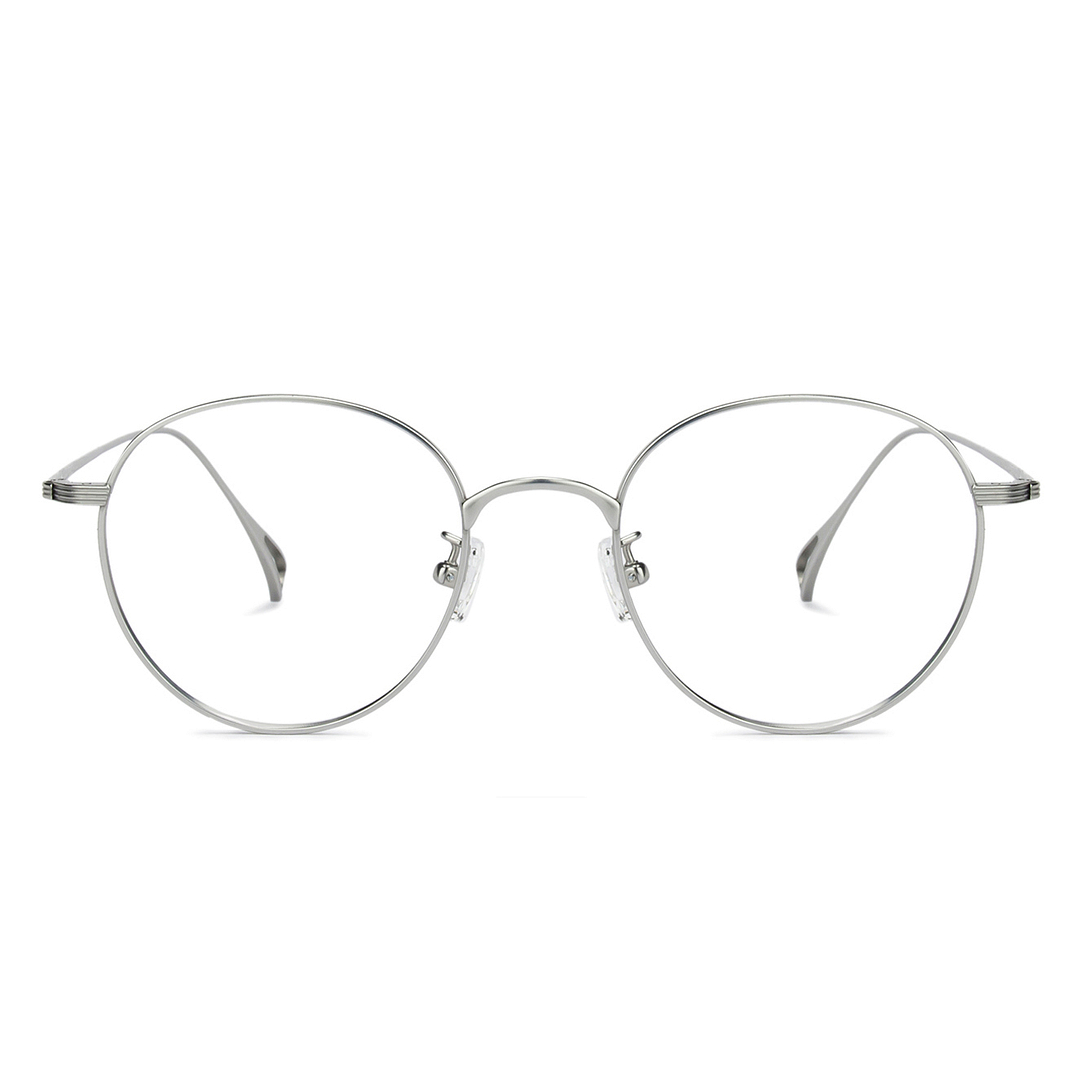John Jacobs Online Silver Full Rim Round right side