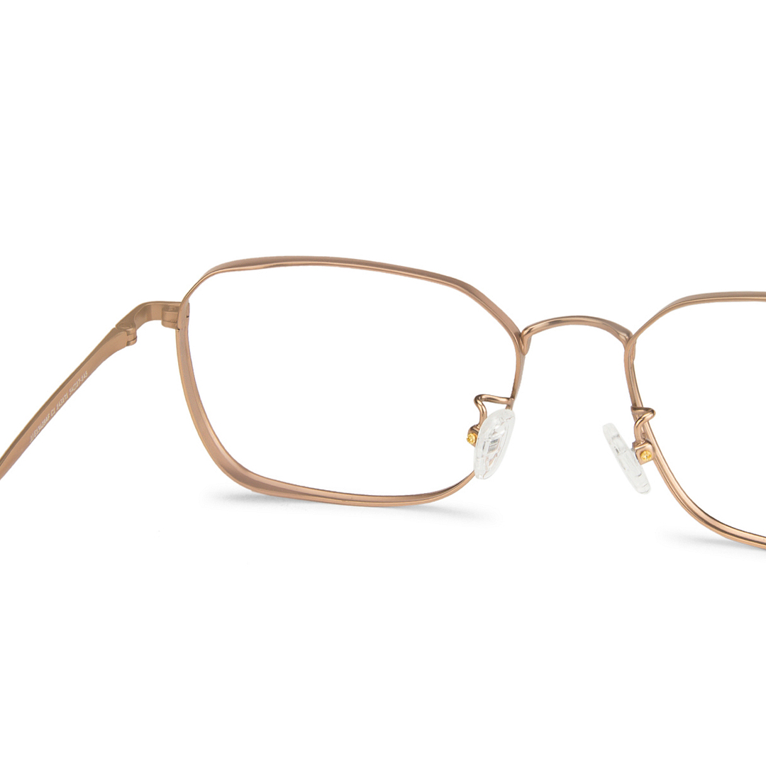 John Jacobs Rose Gold Full Rim Square right side