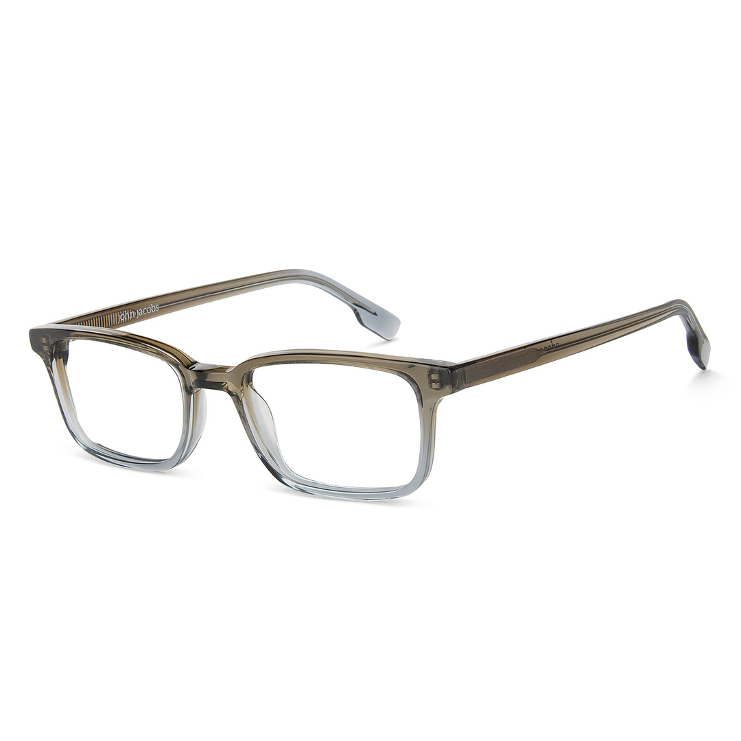 John Jacobs Online Light Brown Full Rim Rectangle right side