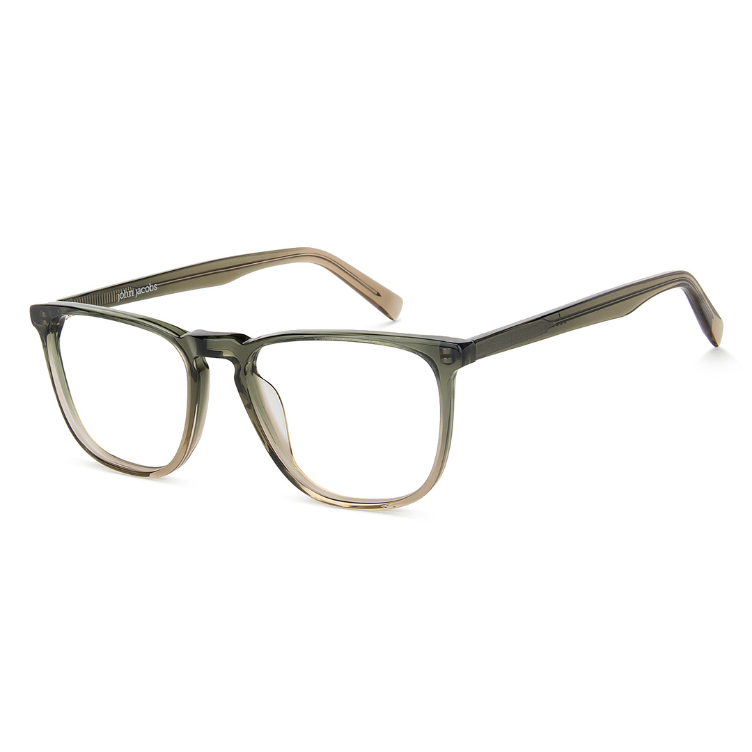 John Jacobs Online Light Green Full Rim Square right side