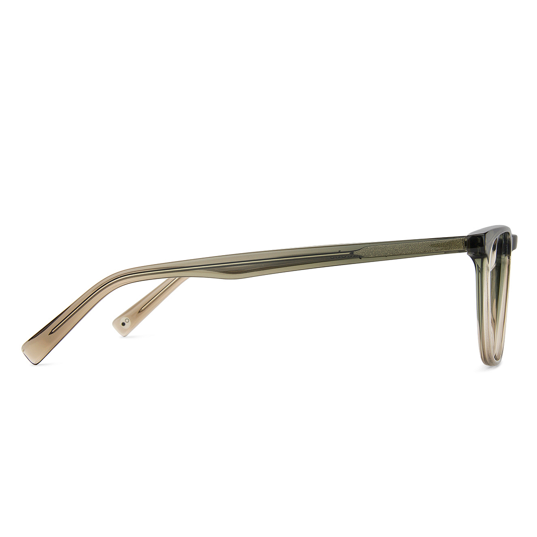 John Jacobs Online Light Green Full Rim Square left side