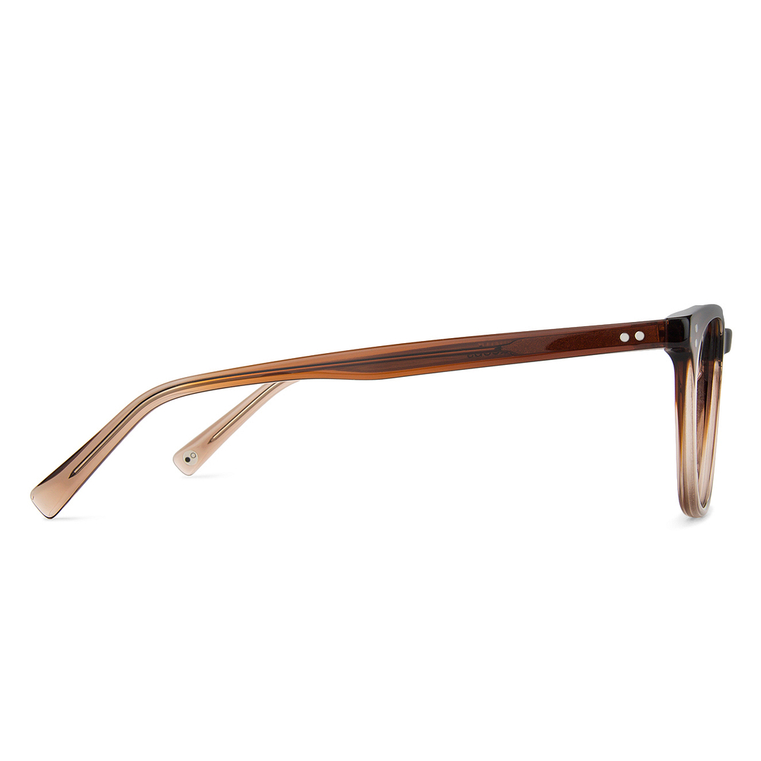 John Jacobs Online Light Brown Full Rim Square left side