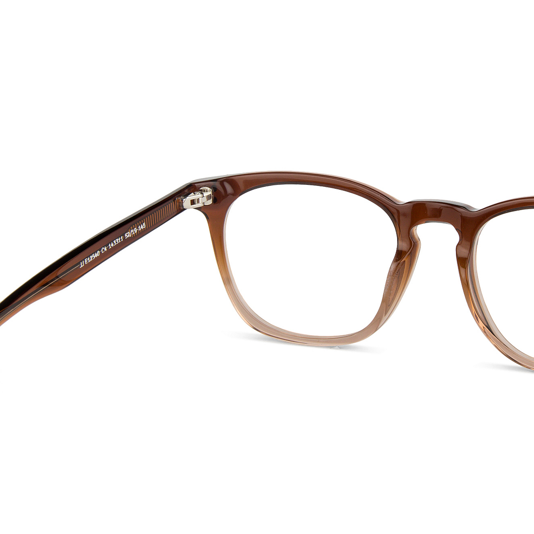 John Jacobs Online Light Brown Full Rim Square right side