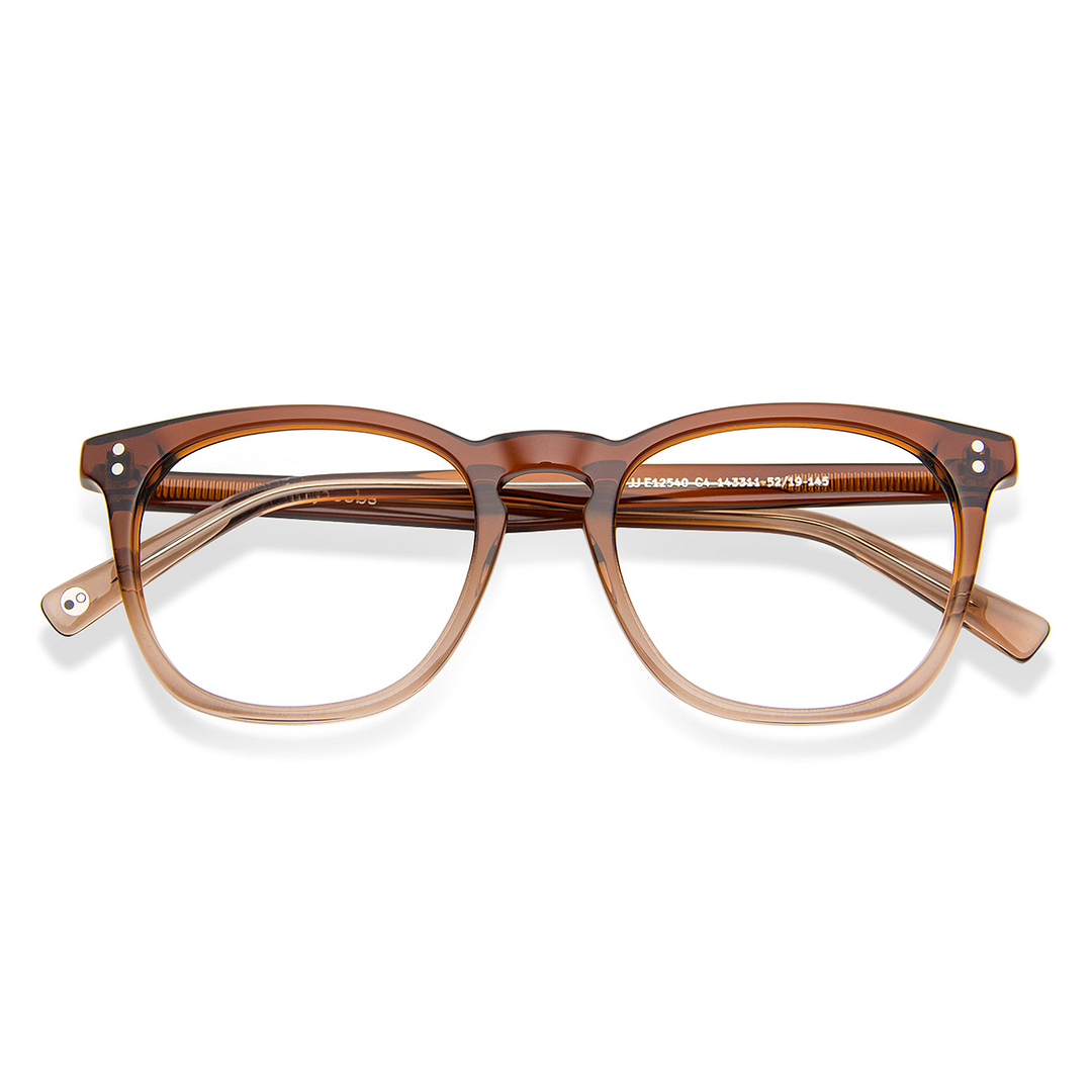 John Jacobs Online Light Brown Full Rim Square left side
