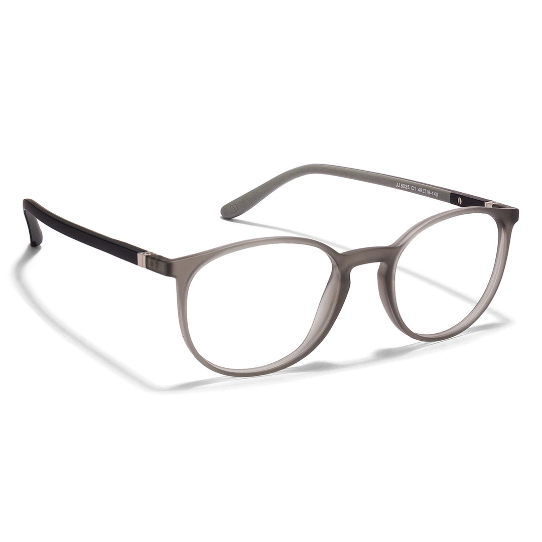 John Jacobs Gray Full Rim Round left side