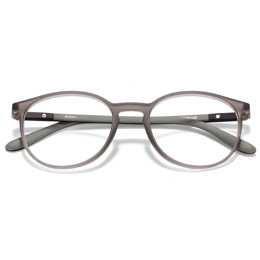 John Jacobs Gray Full Rim Round right side