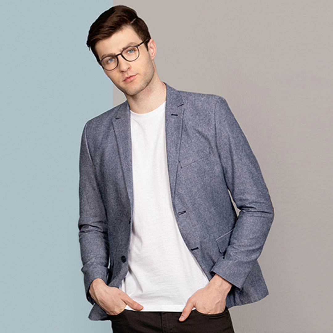 John Jacobs Gray Full Rim Round right side