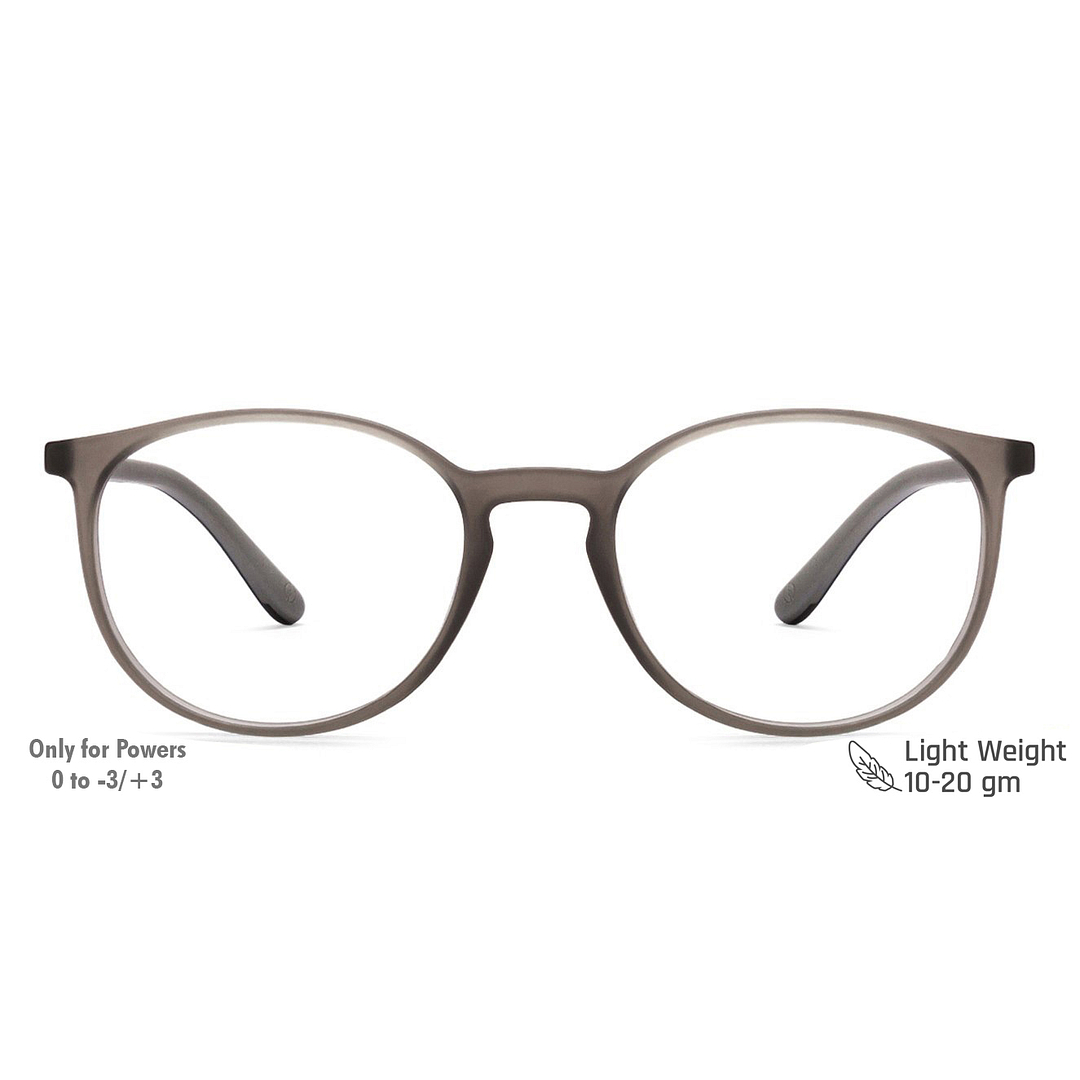 John Jacobs Gray Full Rim Round right side