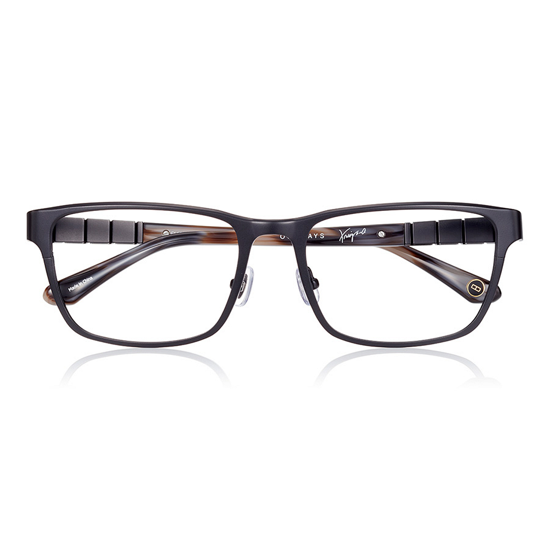 K.moriyama Black Full Rim Rectangle right side