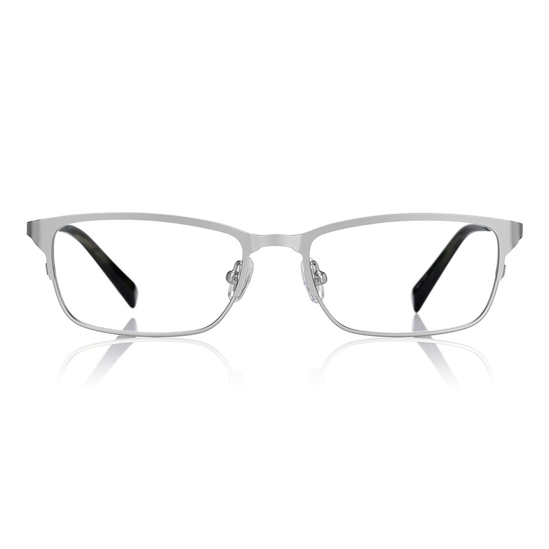 K.moriyama Silver Full Rim Rectangle right side