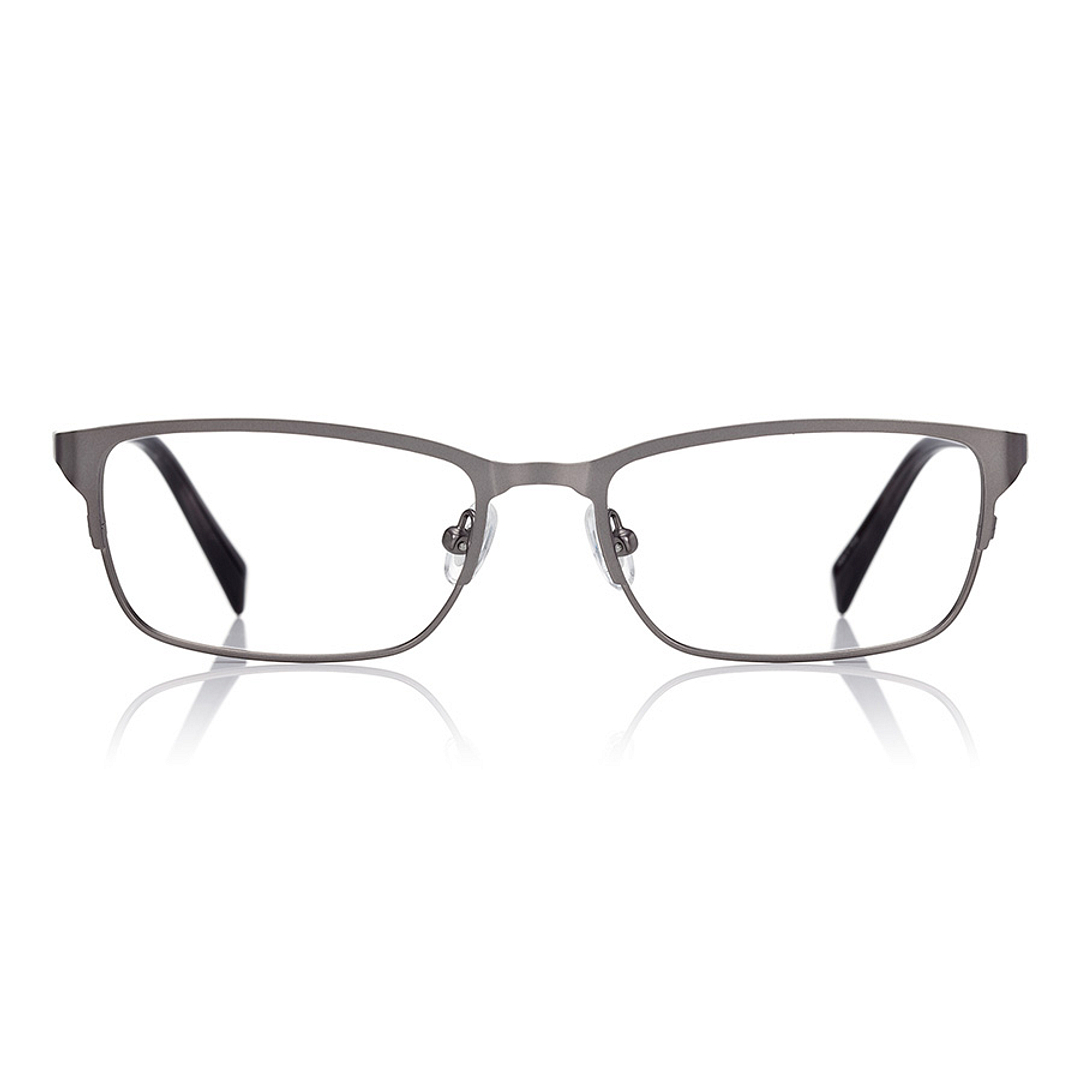 K.moriyama Light Gray Full Rim Rectangle right side